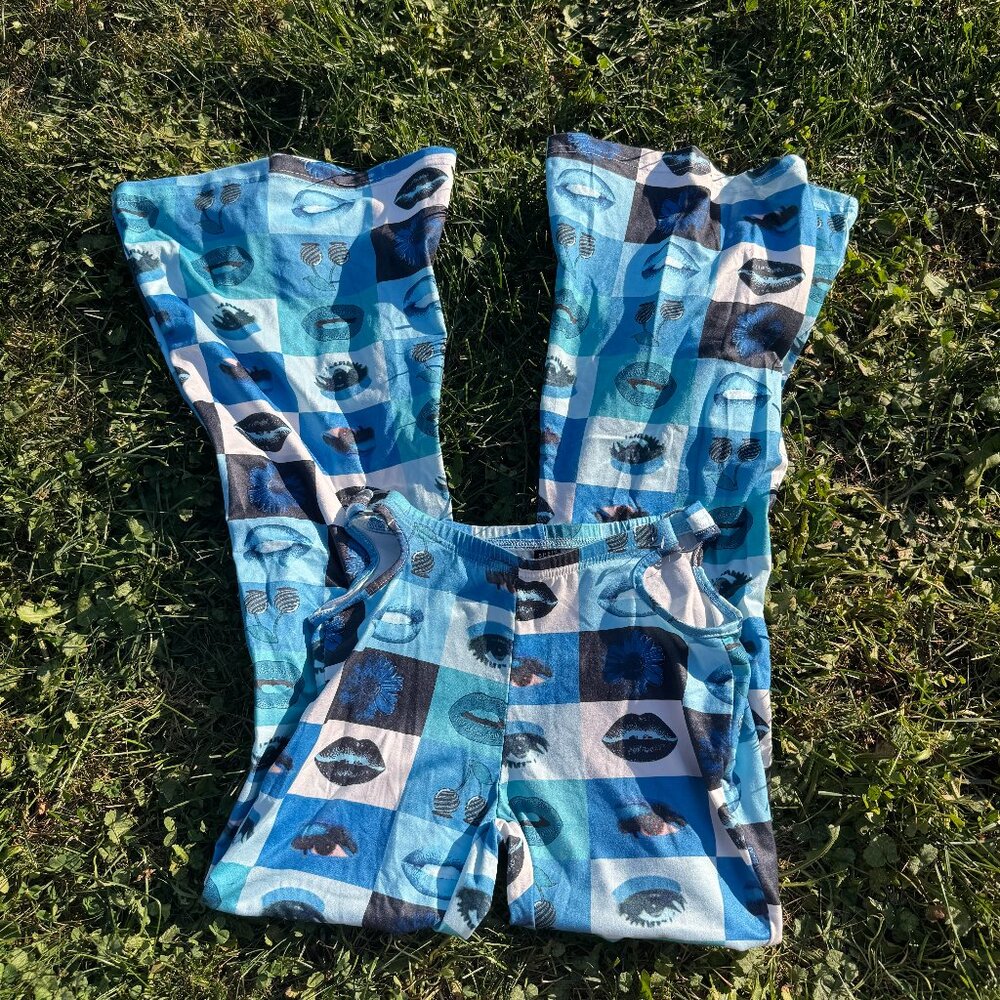 Cut-Out Hip Y2K Pants